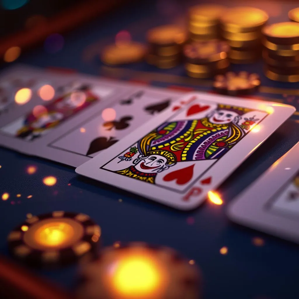 Main gagnante au jeu de cartes Joker